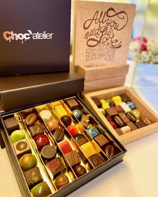 Choc'atelier doos met pralines